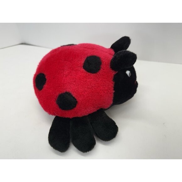 Vintage Good Stuff Lady Bug Ladybug Plush 8 Inch Stuffed Animal Red Black - Picture 5 of 9